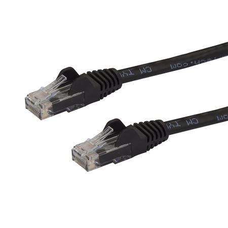 Startech.Com 150ft Black Cat6 Ethernet Patch Cable - Snagless N6PATCH150BK